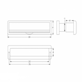 Letter Plate For Upvc 10" Panel & Mid Rail