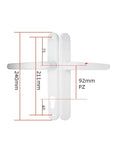 Mila Pro Linea Long Backplate Handle