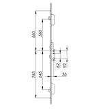 Avocet 2 Hook 2 Rollers 16mm Face Plate