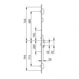 Avocet 3 Dead Bolt 4 Roller Multipoint Lock