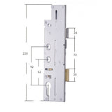 Fullex Crimebeater 20mm faceplate Multipoint Lock Hook Version