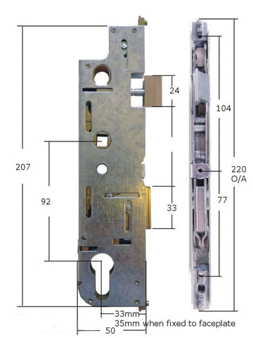 Gu Old Style Lockcase