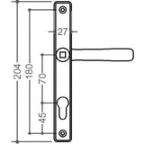 Hoppe 70 Ferco Door Handle