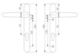 Mila Pro Linea Short Backplate Handle
